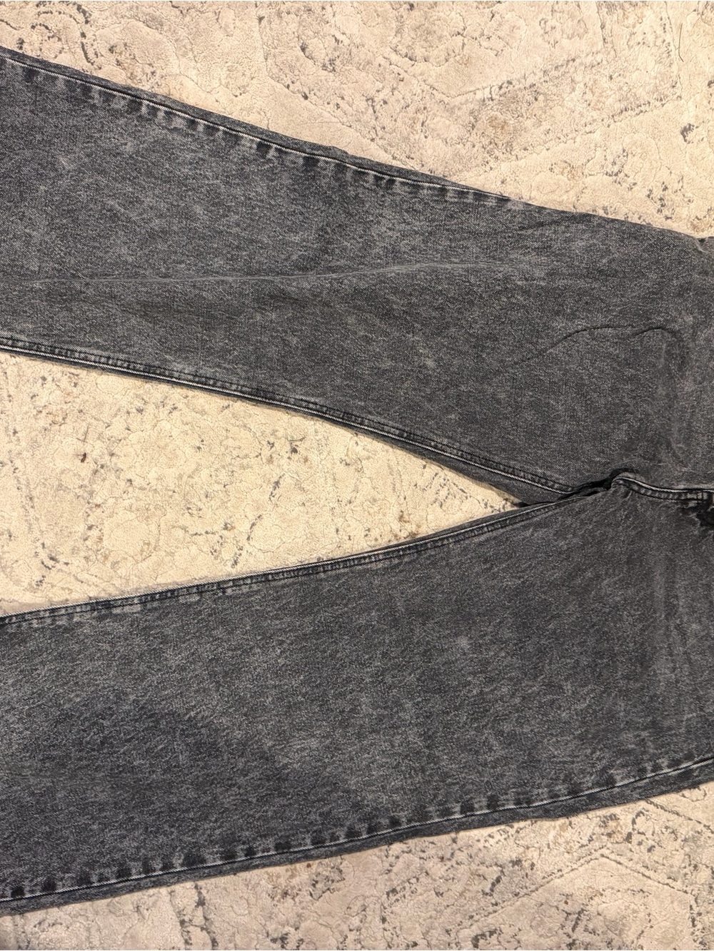KanCan Black Gray Acid-Wash Boyfriend Jeans